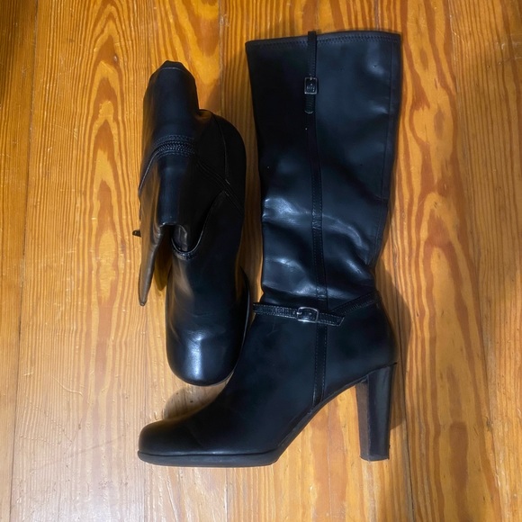 Aldo black heel boots - Picture 3 of 9